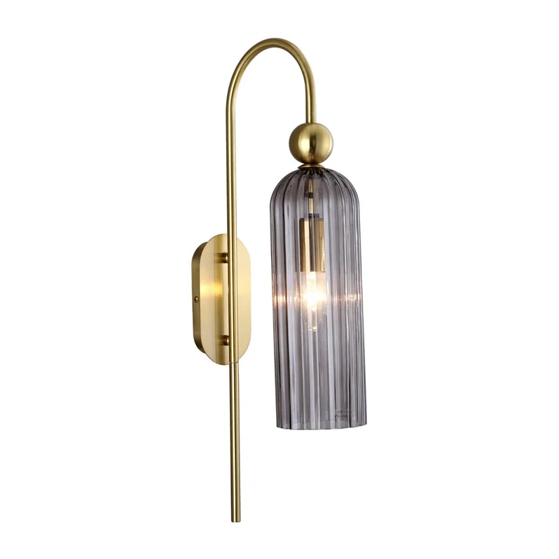 WALL LIGHT PIEGA E14 LP-939/1W SMOKED
