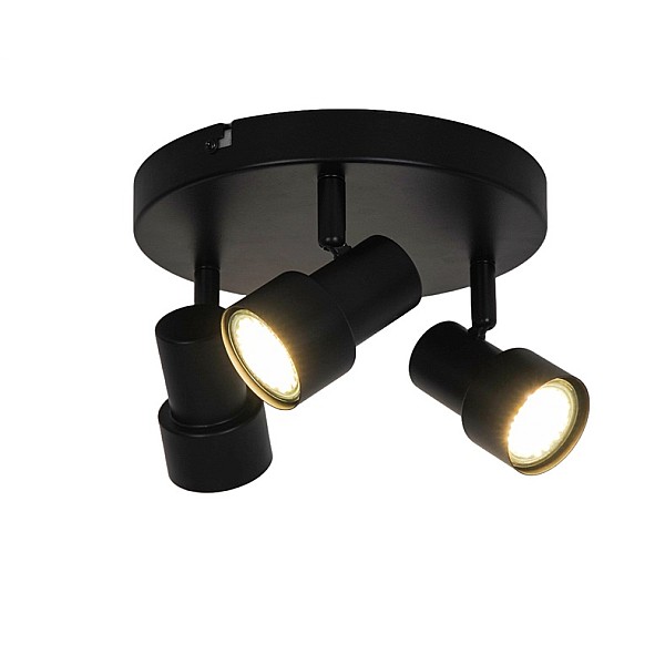 SPOT LIGHT LUCIA 3XGU10 BLACK