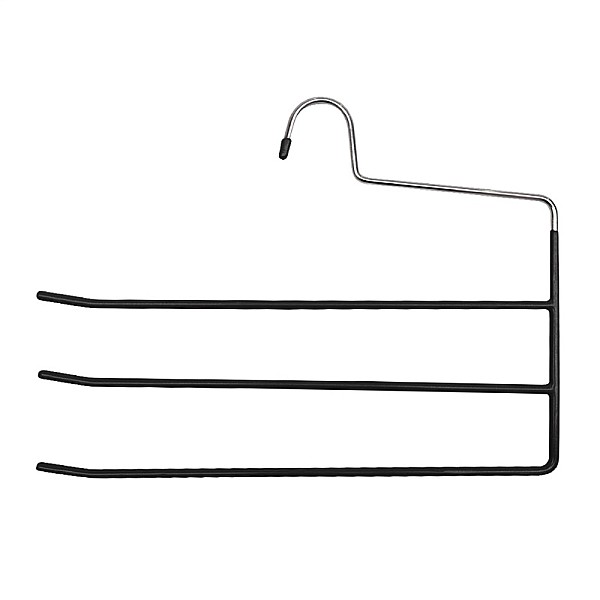 PVC DIPPED PANT HANGER LS16BTF BLACK