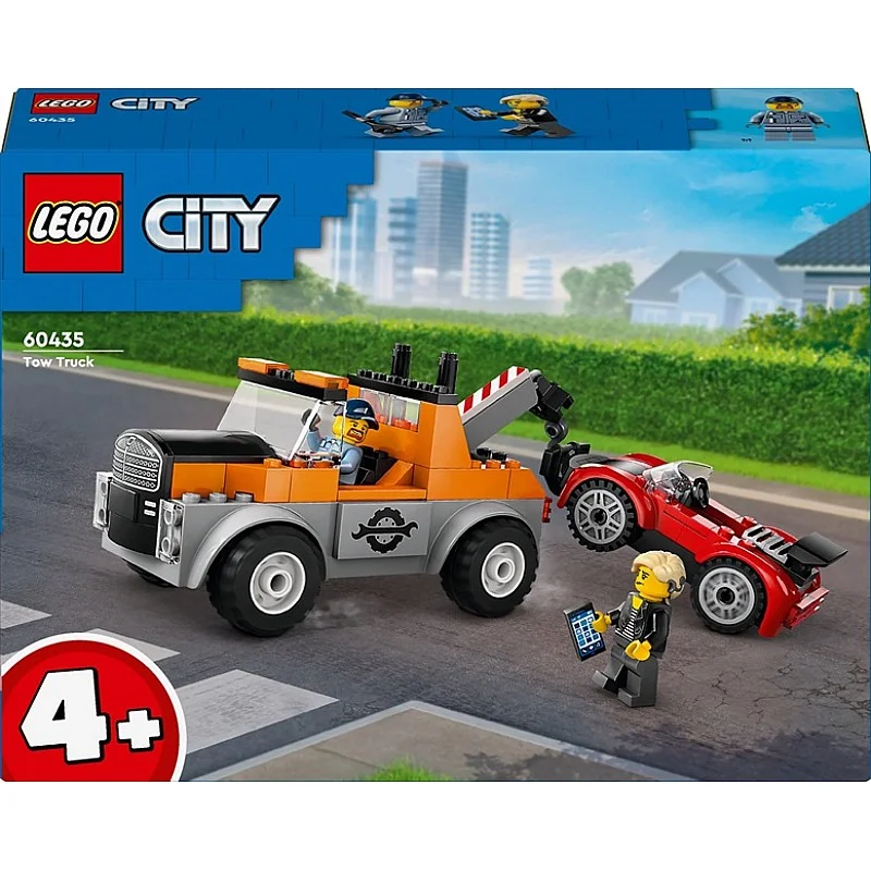 Konstrukt LEGO City Vilkikas ir sport automob remontas 60435