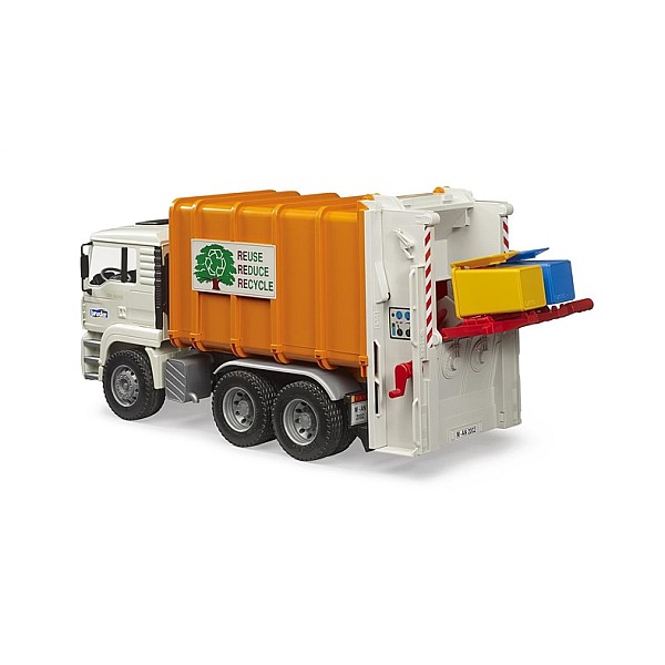 Žaislinė šiukšliavežė Bruder GARBAGE TRUCK 4080202-2696