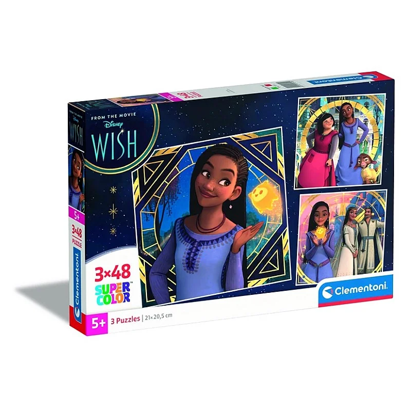 PUZZLE CLEMENTONI 3X48 WISH 25310