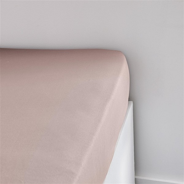 FITTED SHEET SATEEN TODAY160X200+30 ROSE