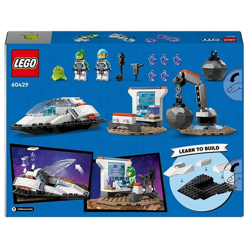 Konstruktorius LEGO City Erdvėlaivis ir rastas asteroidas Konstruktorius LEGO City Erdvėlaivis ir rastas asteroidas