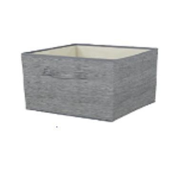 BOXSTORAGE 30X30X15 CM GREY TEXTILE