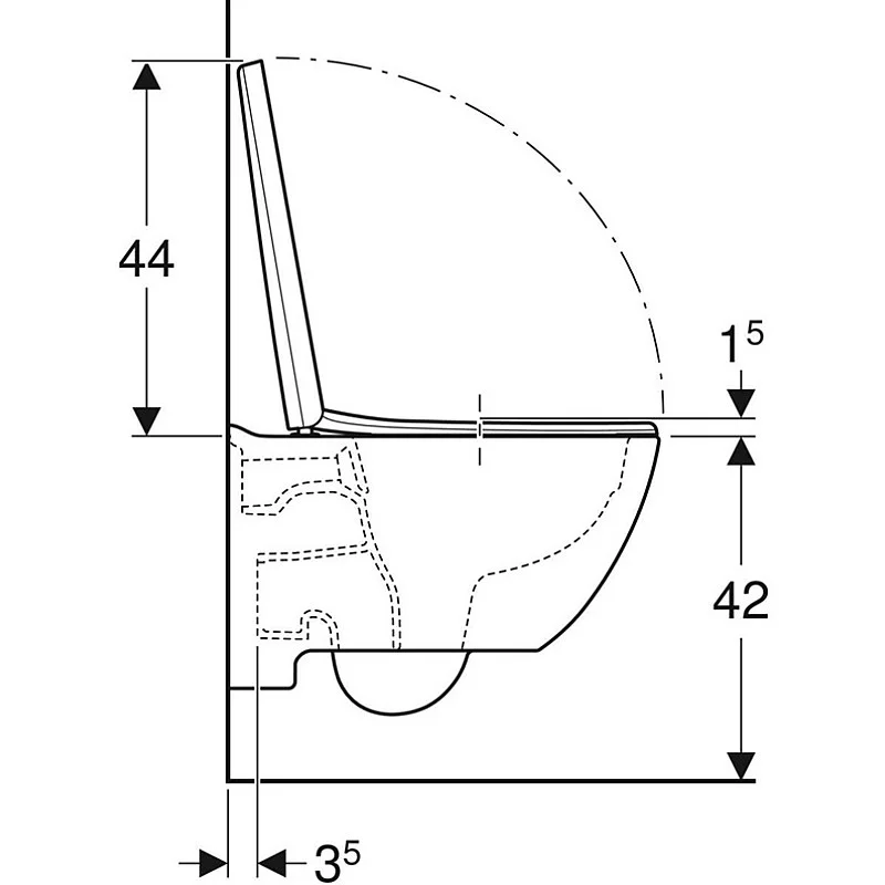 TUALETE PAKARINĀMA MODO RIMFREE AR VĀKU
