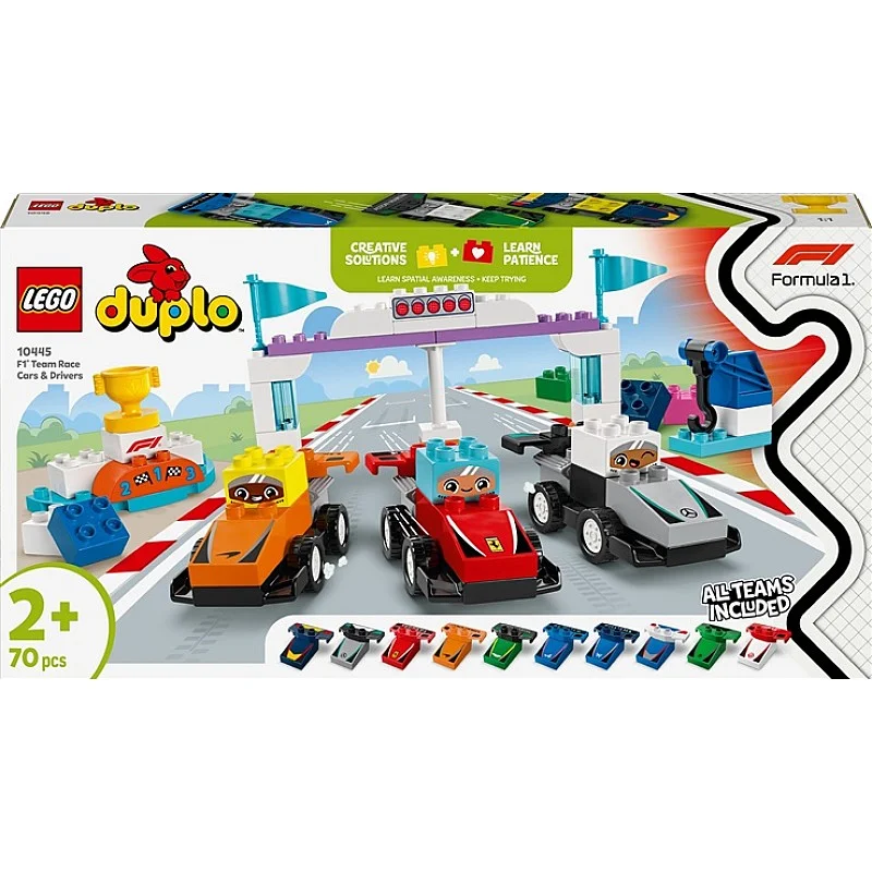 CONSTR LEGO DUPLO F1 TEAM RACE 10445