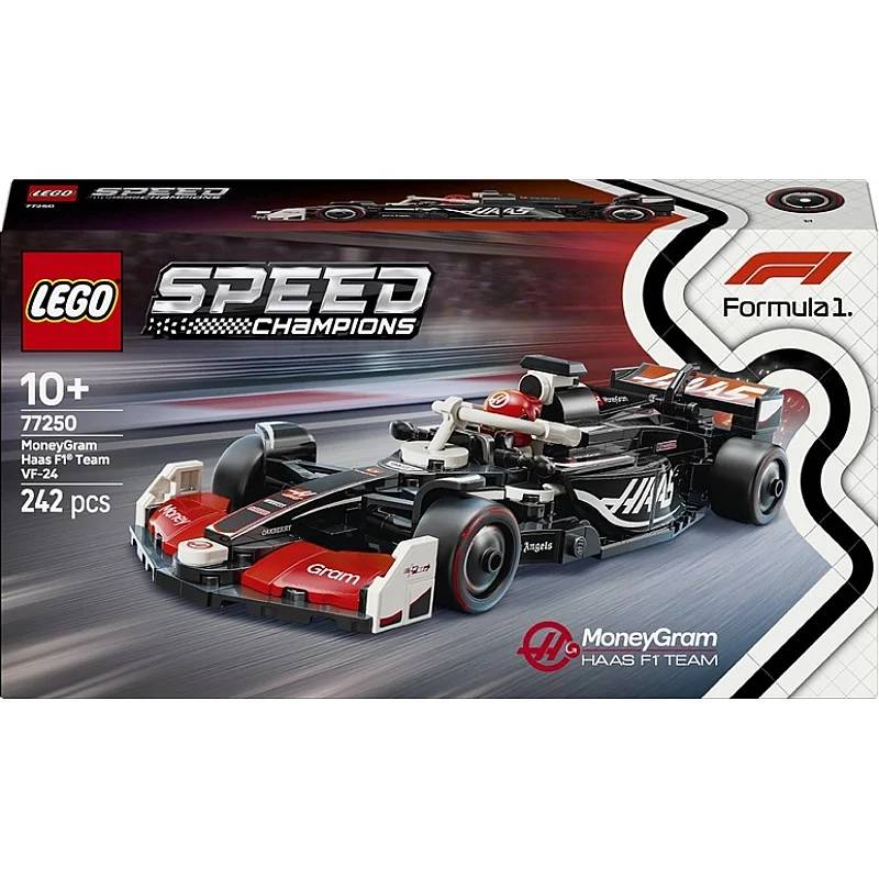 LEGO® MoneyGram Haas F1® Team VF-24 Race Car 77250. 242 vnt.