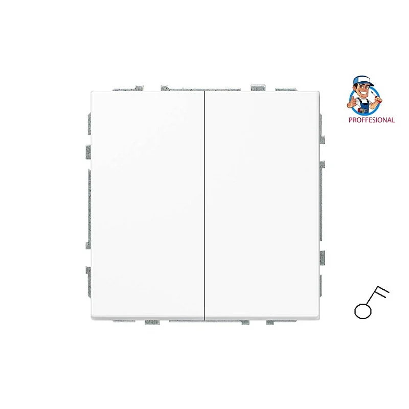 Jungiklis LIREGUS MODERN. 2klav.. mat.baltos spalvos