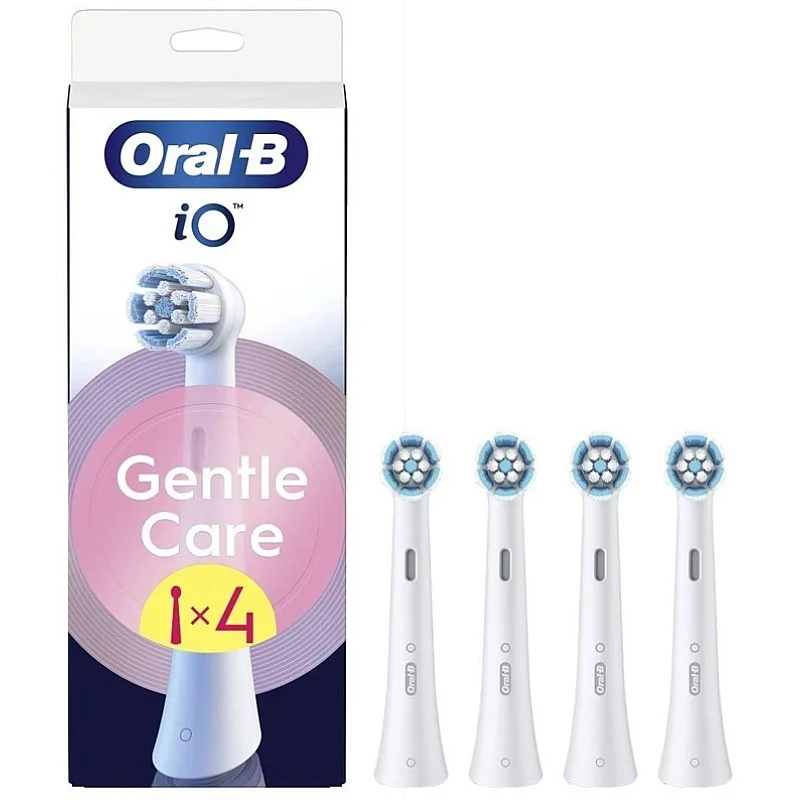 BRUSH HEAD IO 4PCS ORAL-B WHITE