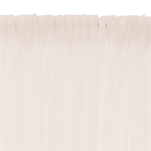 CURTAIN VOILE W191-70000 TAPE 280X260 D