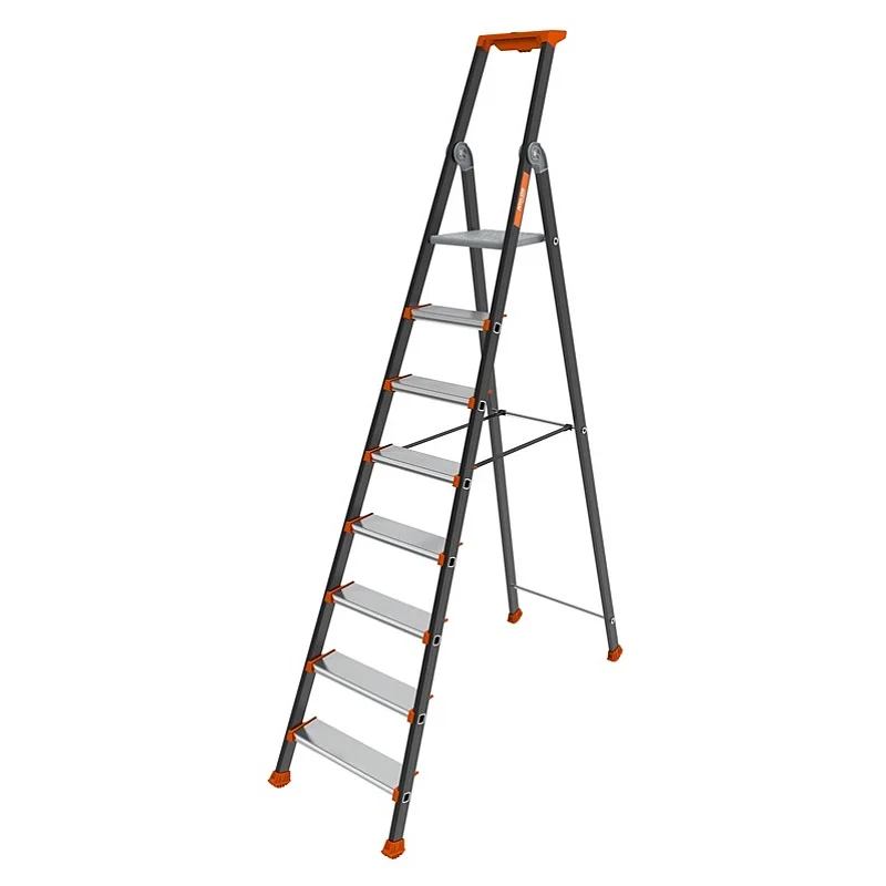 ALUMINUM LADDER TUBESCA KOLOS - 8 STEPS