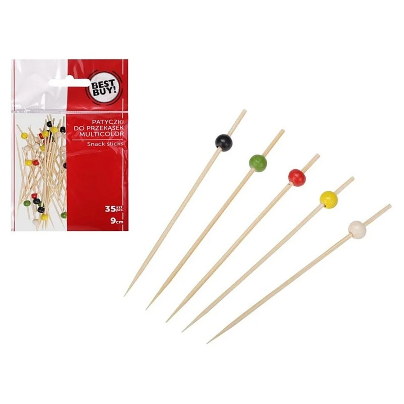 DECORATIVE STICK MULTICOLOR 9CM 35PCS