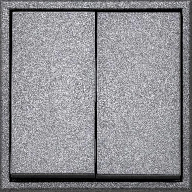 Jungiklis LIREGUS MODERN. 2kl.. matinės juodos sp. Jungiklis LIREGUS MODERN. 2kl.. matinės juodos sp.