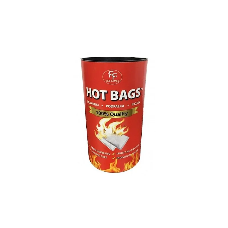 WHITE FIRELIGHTER HOT BAGS FF 100 SACH