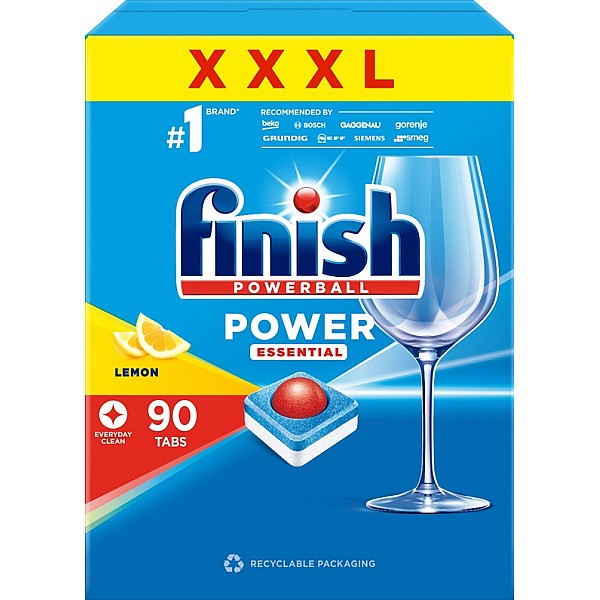 Indaplovių tabletės Finish Power Essential. 90 vnt.