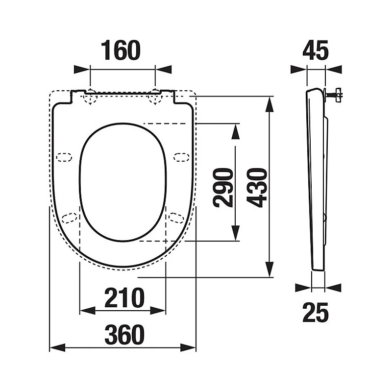 Tualetes sēdeklis ar vāku Jika CUBITO. balta. 43 cm x 36 cm Tualetes sēdeklis ar vāku Jika CUBITO. balta. 43 cm x 36 cm