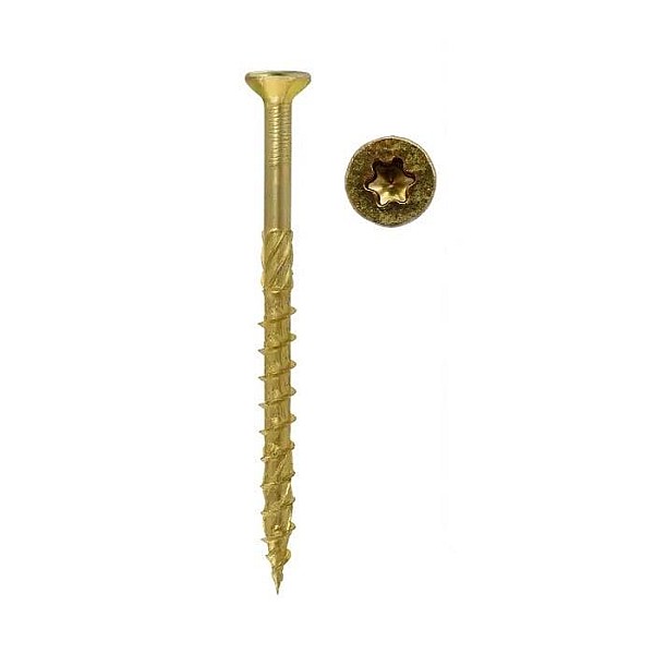 WOOD SCREW TXKMWHT-60300 ZN 100PCS