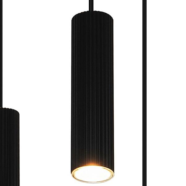 PENDANT LIGHT ICEL 4XGU10 MATT BLACK