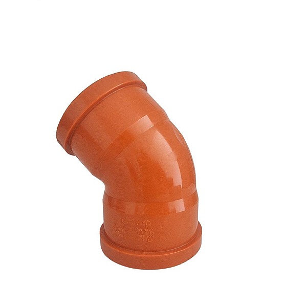 ELBOW EXTERNAL W DOUBLE SOCKET D110X45O