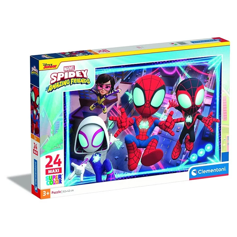 PUZZLE CLEMENTONI 24 MAXI SPIDEY 28527