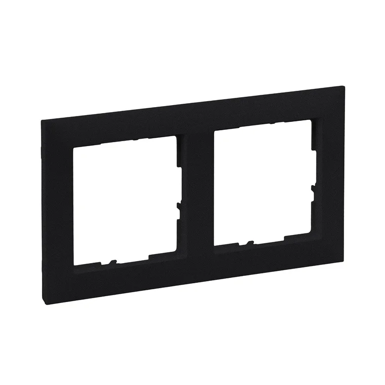 Dvivietis rėmelis LEGRAND SUNO. juodos spalvos