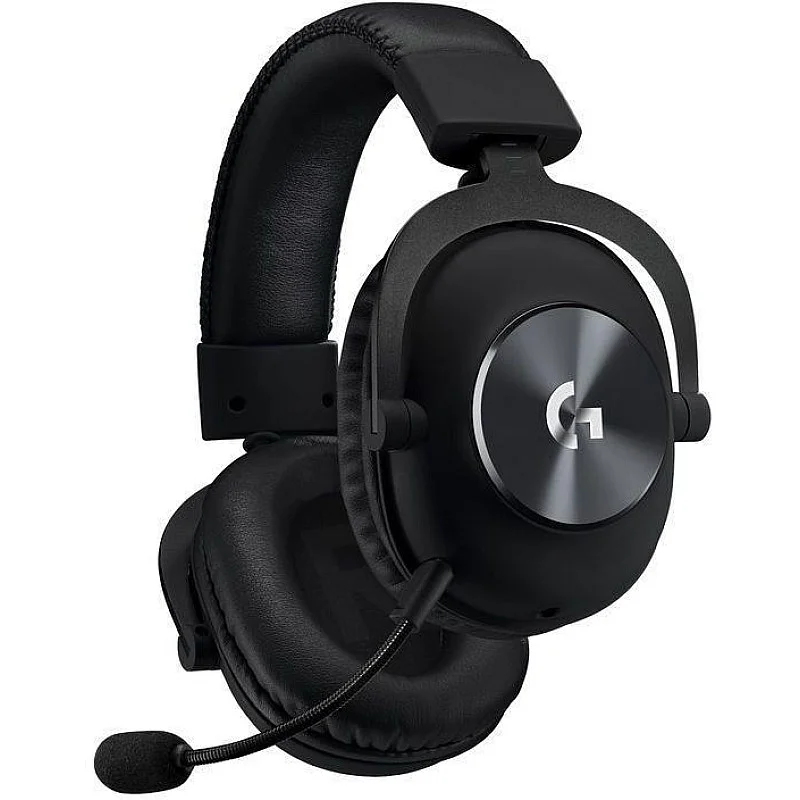 Spēļu austiņas Logitech Pro X. melna Spēļu austiņas Logitech Pro X. melna