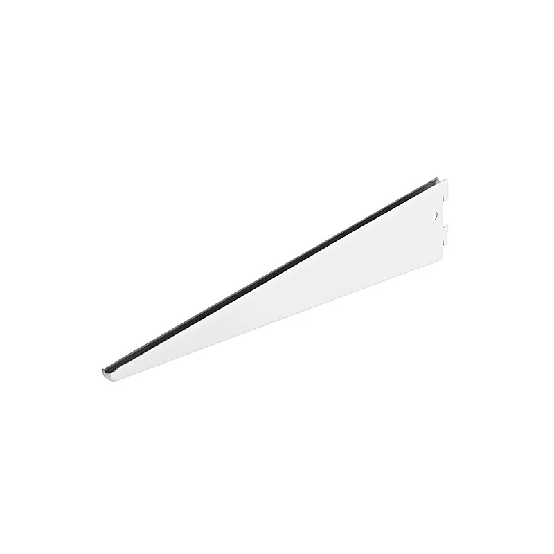 BRACKET DOUBLE SLOT 470 MM WHITE