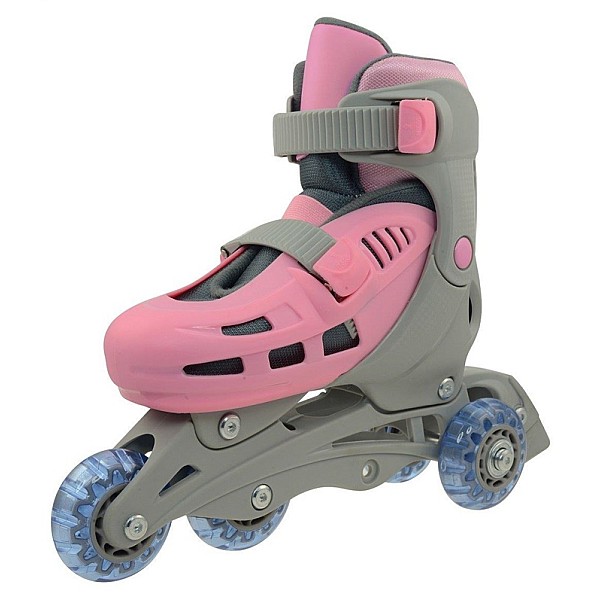 INLINE SKATE TRISKATE SIZEXS 27-30 PINK