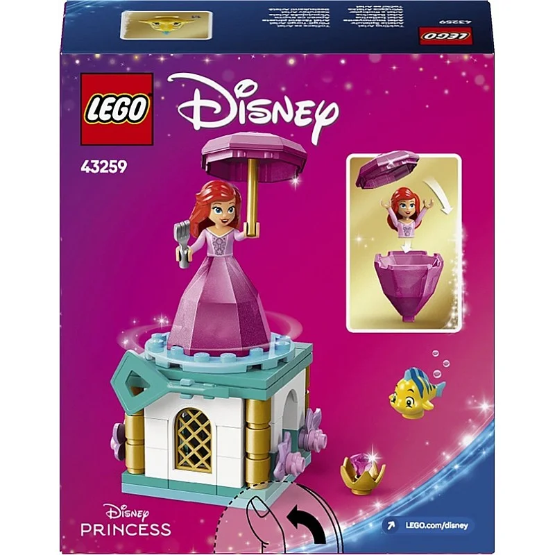 LEGO® Disney Princess Twirling Ariel 43259. 93 vnt. LEGO® Disney Princess Twirling Ariel 43259. 93 vnt.