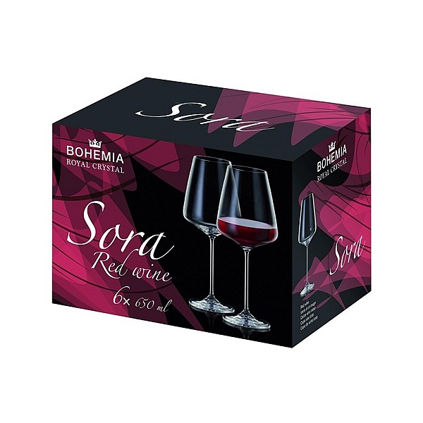 WINE SORA 1SJ30/650ML RED GIFT BOX/ 6PCS