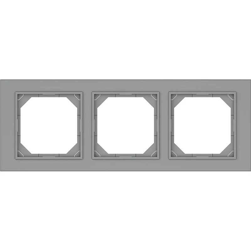 Trivietis rėmelis VILMA QR1000. pilkos spalvos Trivietis rėmelis VILMA QR1000. pilkos spalvos