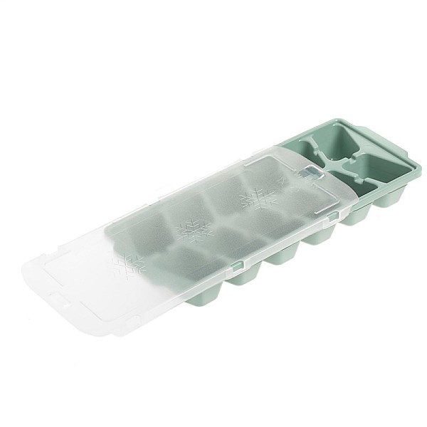 ICE CUBE CONTAINER WITH LID.NORDIC GREEN