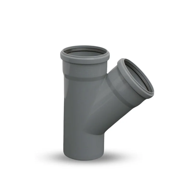 Vidaus kanalizacijos trišakis . Ø 110 / 110 mm. 45°