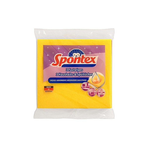 Universalios šluostės Spontex Fastwipes. įv. spalvų. 3 vnt.