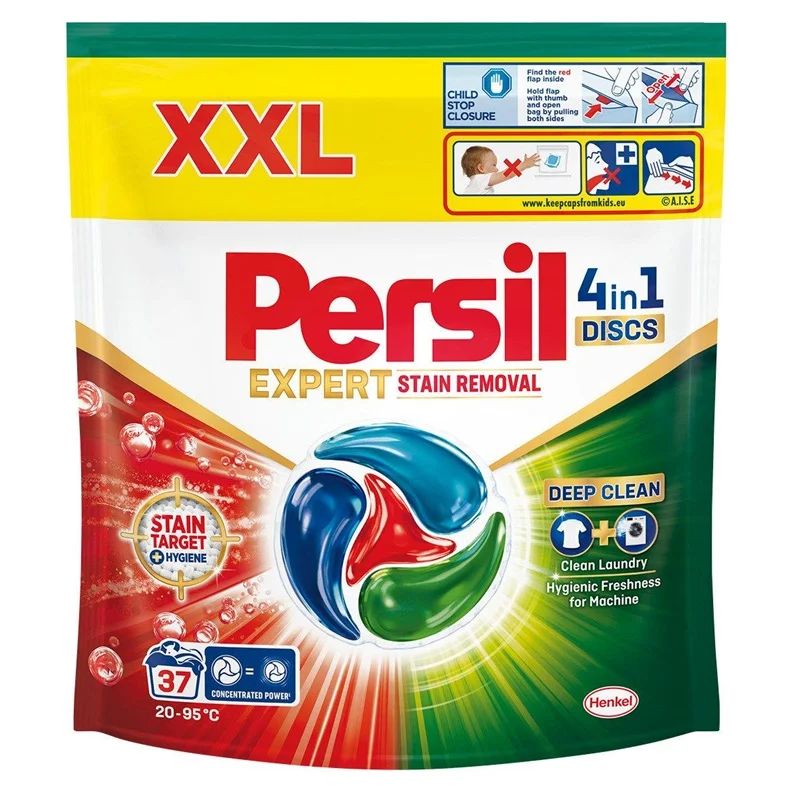CAPSULES PERSIL DISCS STAIN REMOV 37 PCS