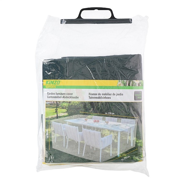 GARDENSET COVER 210X210X90CM PE90GSM. PB