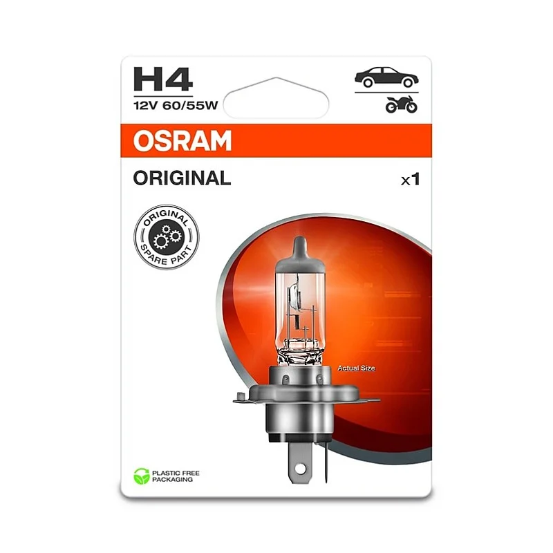 LAMPIŅA AUTO OSRAM 64193-01B H4 12V P43T LAMPIŅA AUTO OSRAM 64193-01B H4 12V P43T