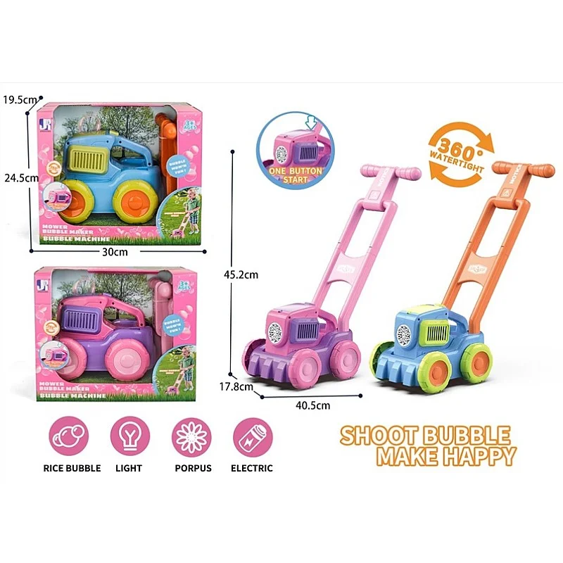 TOY MOWER MAKING BUBBLES P81578A TOY MOWER MAKING BUBBLES P81578A