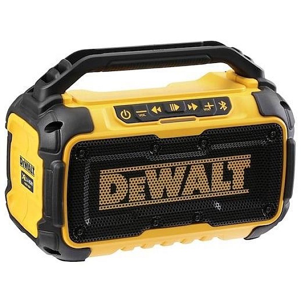 Bezvadu skaļrunis Dewalt DCR011-XJ. melna/dzeltena. 16 W