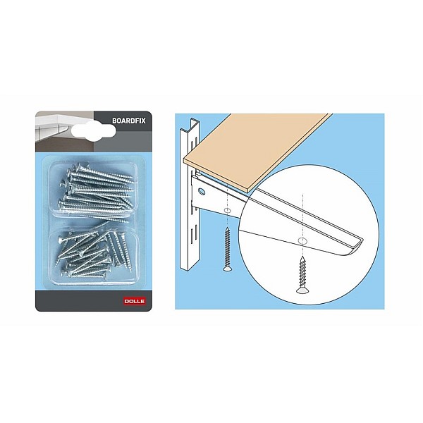 SCREWS BOARDFIX 20PCS ZINC PLATED