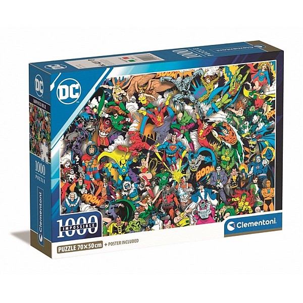 PUZZLE CLEMENTONI 1000 DC COMICS 39863