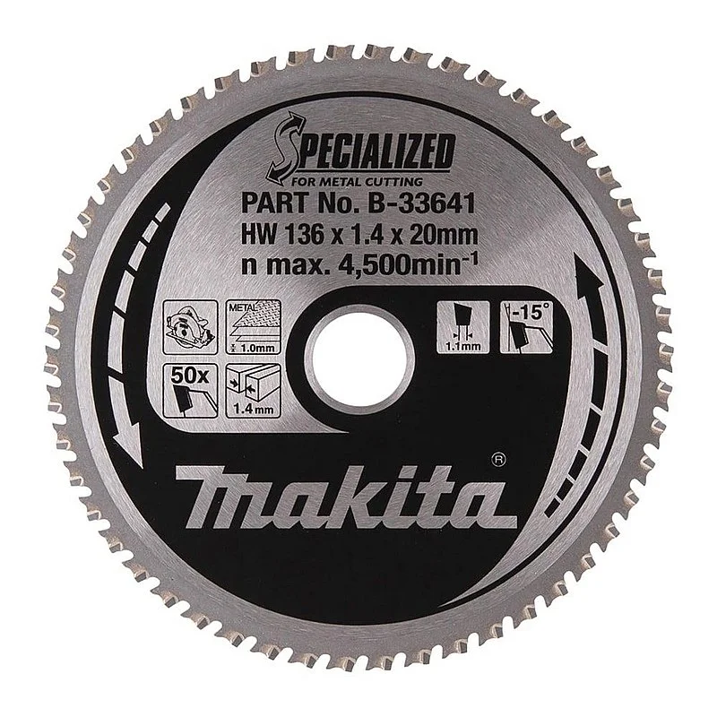 CIRCULAR SAW BLADE B-21973 136X20X1.4MM