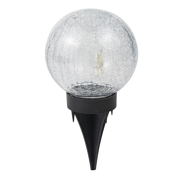 SOLĀRLAMPA CRACKLE ORB 15CM 100969