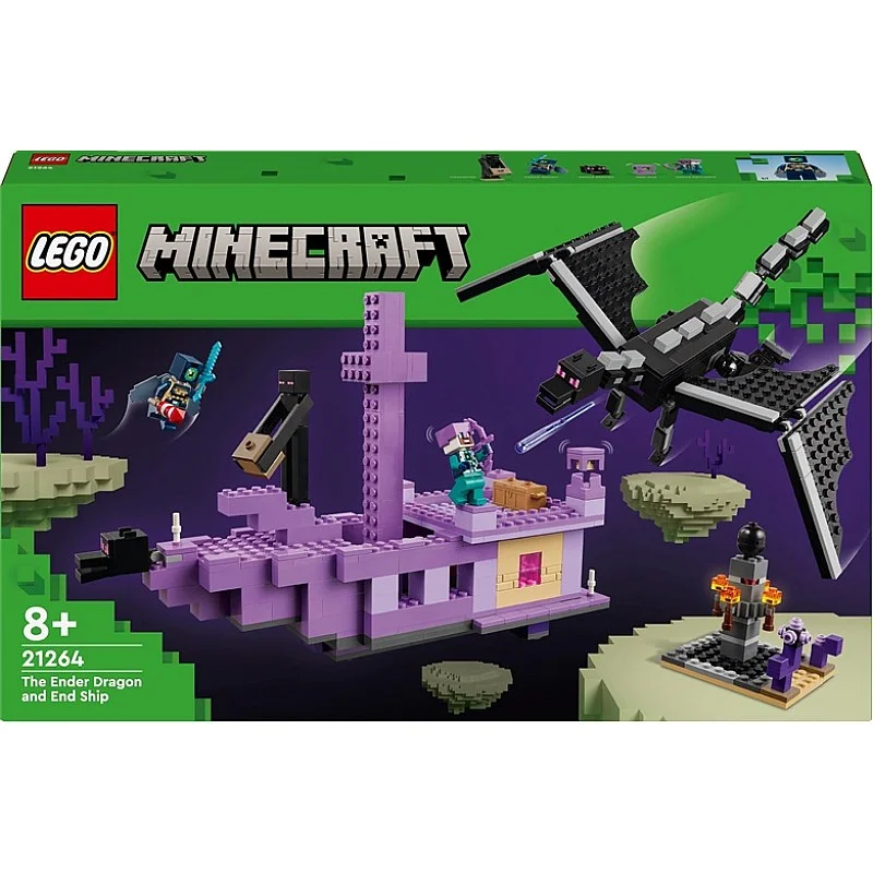 TOY LEGO THE ENDER DRAGON/END SHIP 21264