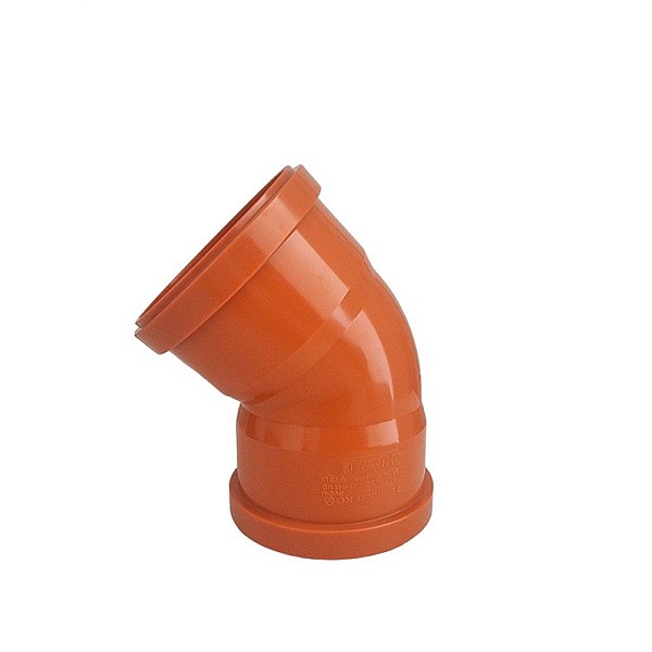 ELBOW EXTERNAL W DOUBLE SOCKET D110X45O