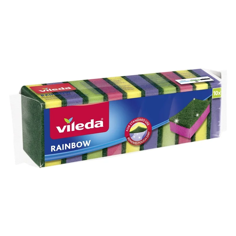 SPONGES VILEDA RAINBOW 10PCE