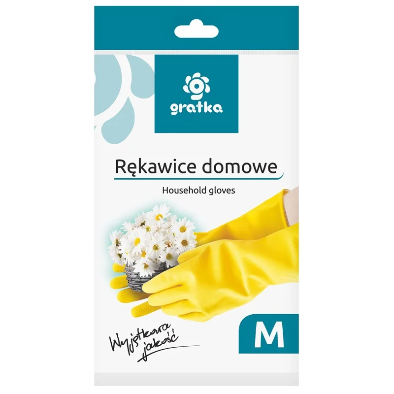 GRATKA HOUSEHOLD GLOVES M 1 PAIR 00994