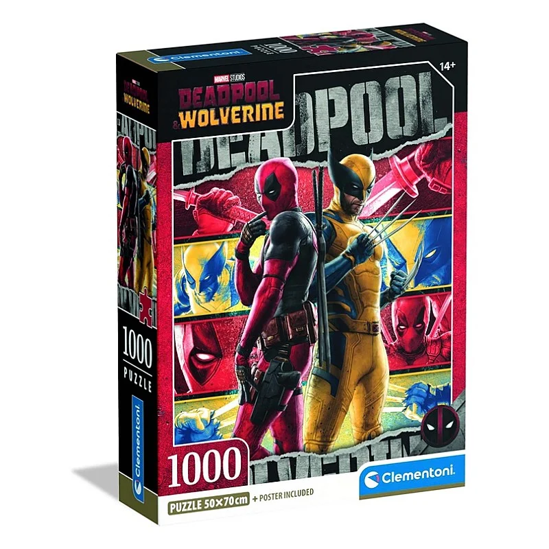 Dėlionė Clementoni Deadpool&Wolverine 37050. 1000 dal.