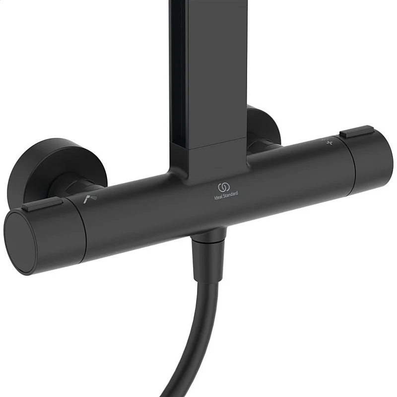 KOMPLEKTS DUŠAS TERMOST. ALU+ MELNS MAT. KOMPLEKTS DUŠAS TERMOST. ALU+ MELNS MAT.